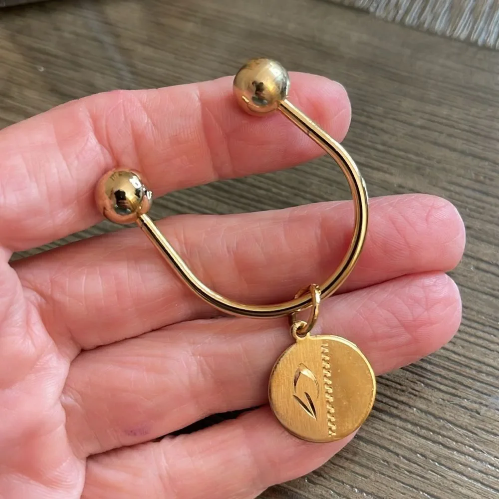 Vintage Boxed Gold-tone Marc Anthony Key Ring